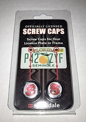 NC State license screw cap cover